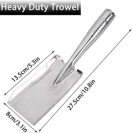 Trowel Heavy Duty Gardening Hand Trowel Garden Trowel with Rubberized Handle for Soil Planting Digging Transplanting