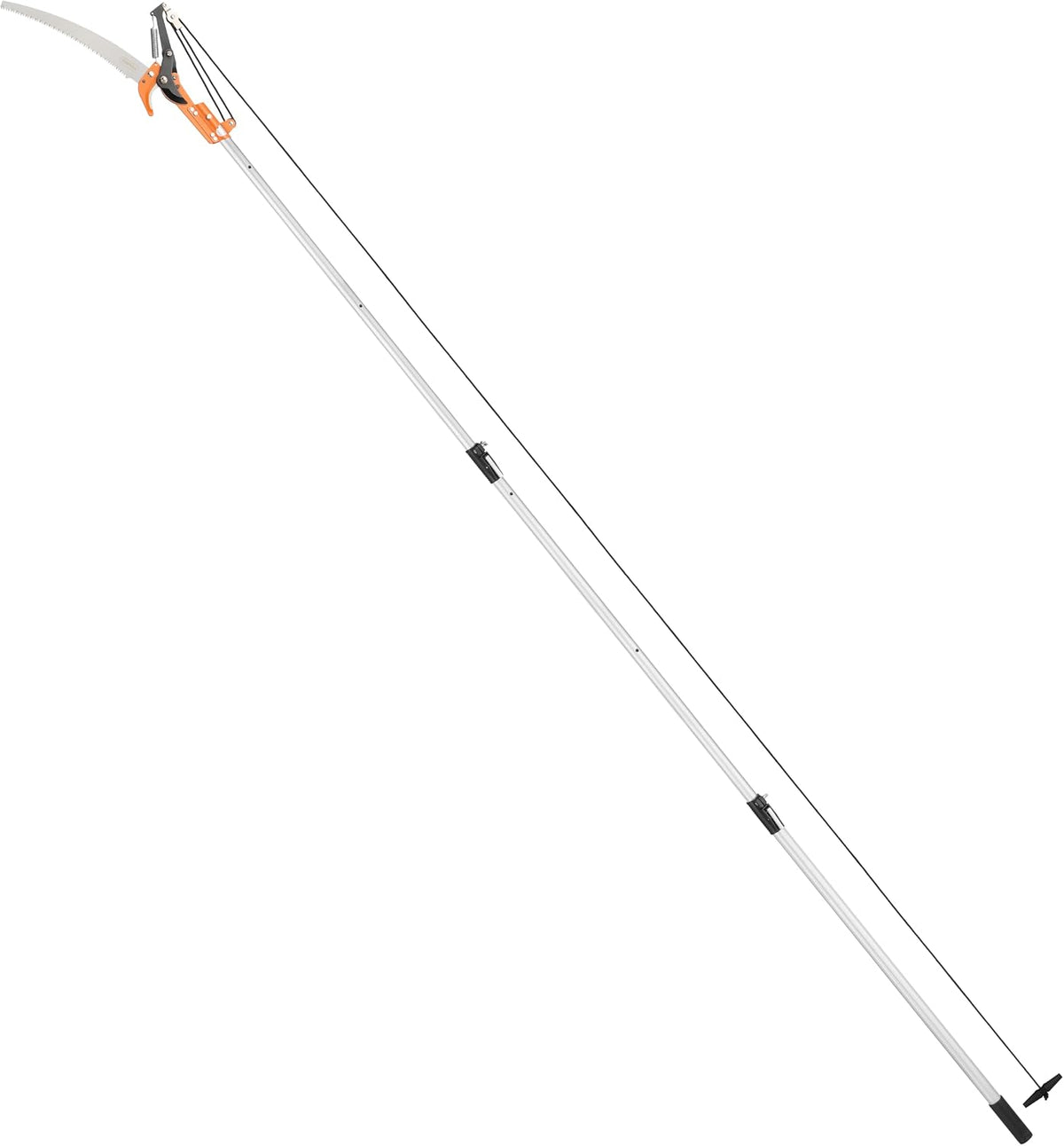Telescopic Tree Pruner & Lopper 2 in 1 – Long Reach 3.3m Cutter, Retractable & Extendable Pole Saw for Branches – Lightweight Aluminium Pole, Steel Blade – Blade Cover Included
