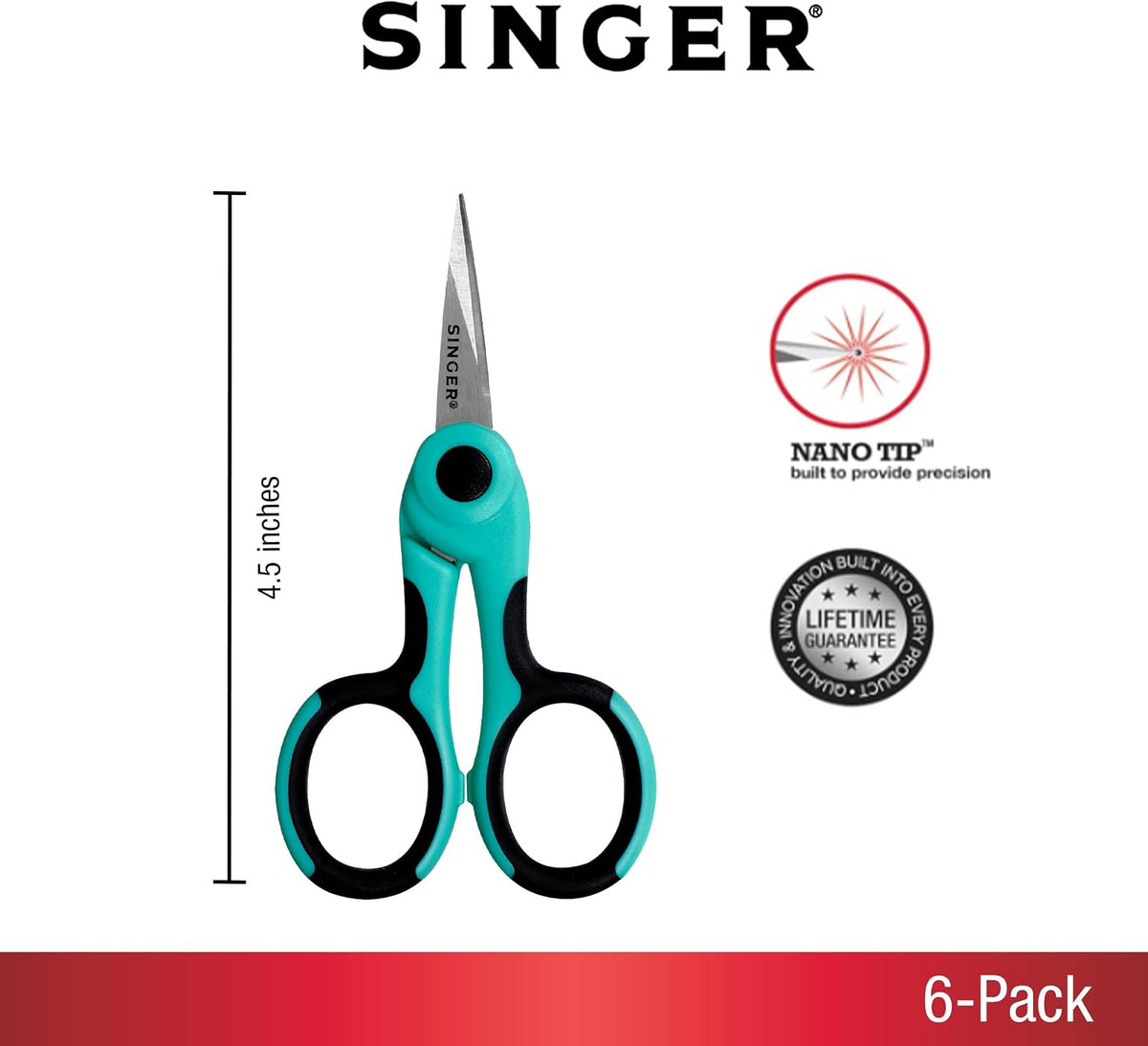 4-1/2 inch ProSeries™ Scissor with NANO Tip™ Comfort Grip