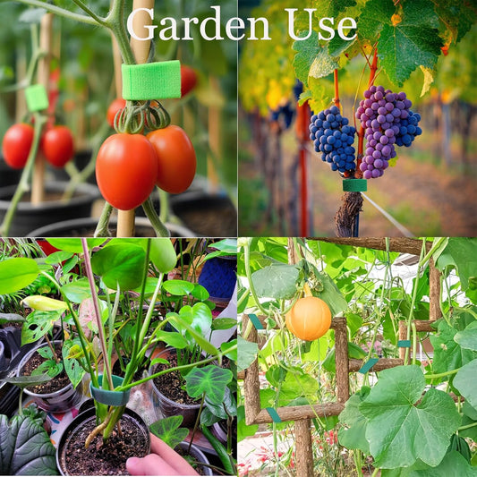Plant Tape for Supporting Plants - 1/2" x 66ft Reusable Soft Garden Tie