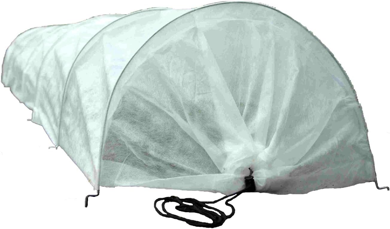 L836 Fleece Tunnel Plant Row Cover, 10-Feet, Green