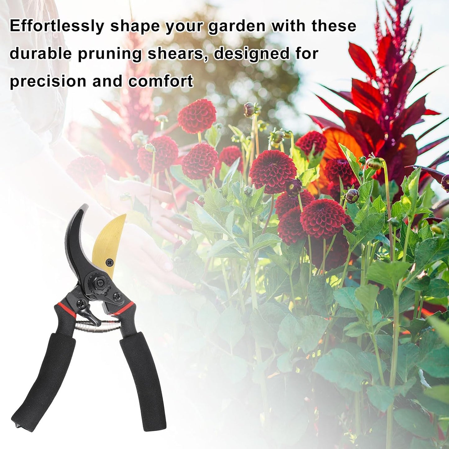 Pruning Shears 11.02" Carbon Steel Garden Shears scissors