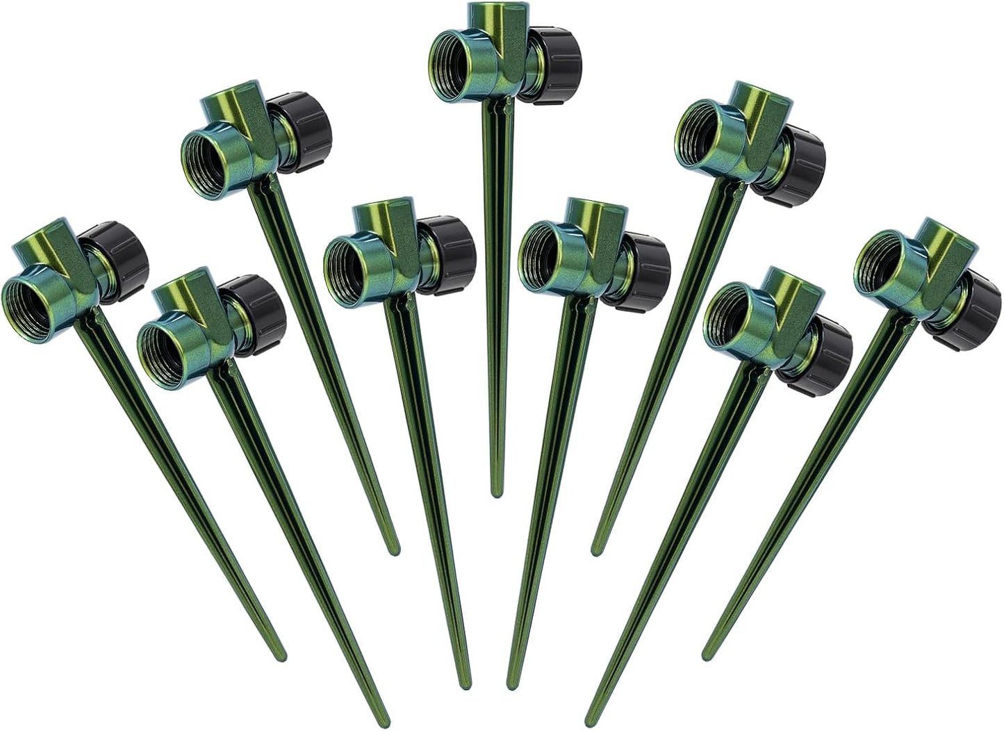 Sprinkler Stake 3 Pack Zinc Alloy Lawn Sprinkler Spike Base
