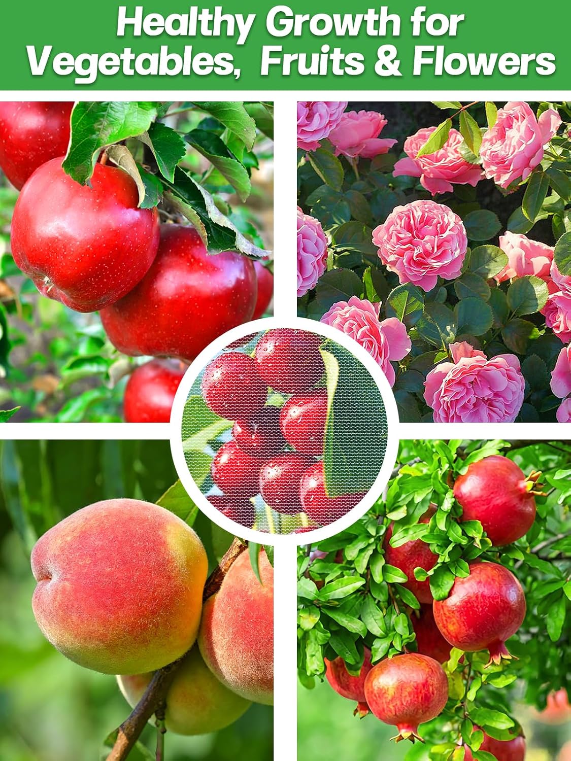 6pcs 2.6ft x 3.3ft Insect Bird Netting for Garden - Ultra-Fine Blueberry Bush Netting Cover with Drawstring for Garden Protection Flower Tomato, Plant Protectors from Animals