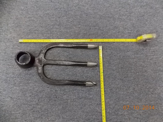 Canterbury Hoe Fork Head, Forged 3 Prongs