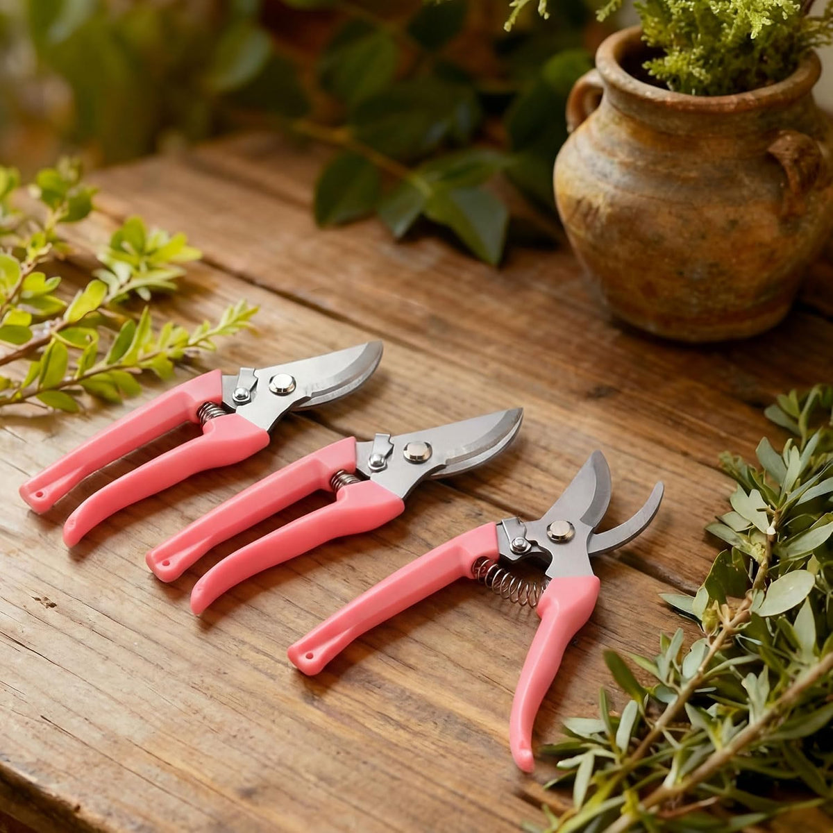 30 Pack Garden Shears Flower Clippers for Plant Cutting, Black
