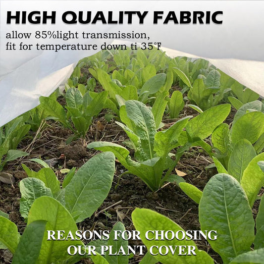 Plant Covers Freeze Protection,10 x 50 Ft Floating Row Cover