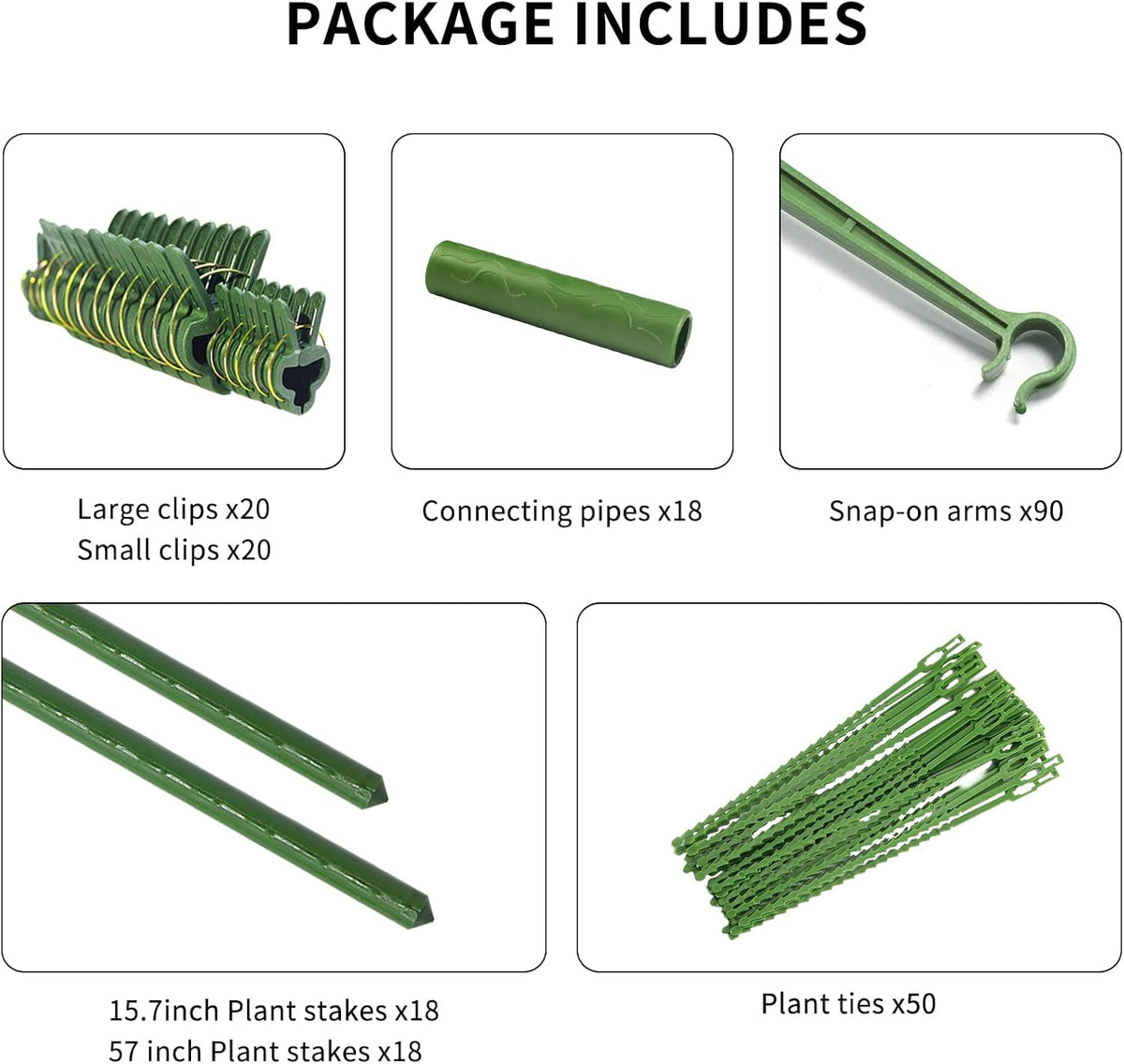 Large Tomato Cage 6 Pack Upto 73 inch Tall Tomato Trellis Garden Stakes Plant Support,Purple(5ft Stake add 18 inch Adjustable Stakes)