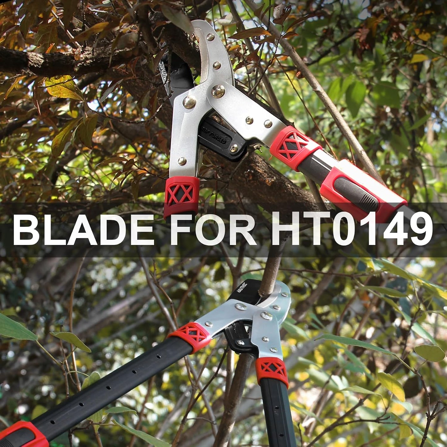 Anvil Loppers for Tree Trimming Heavy Duty, Extendable 27-37'' Garden Loppers with Compound Action System, 2" Cutting Capacity, Labor-Saving Tree Trimmer for Yard, Lawn Branch Cutter