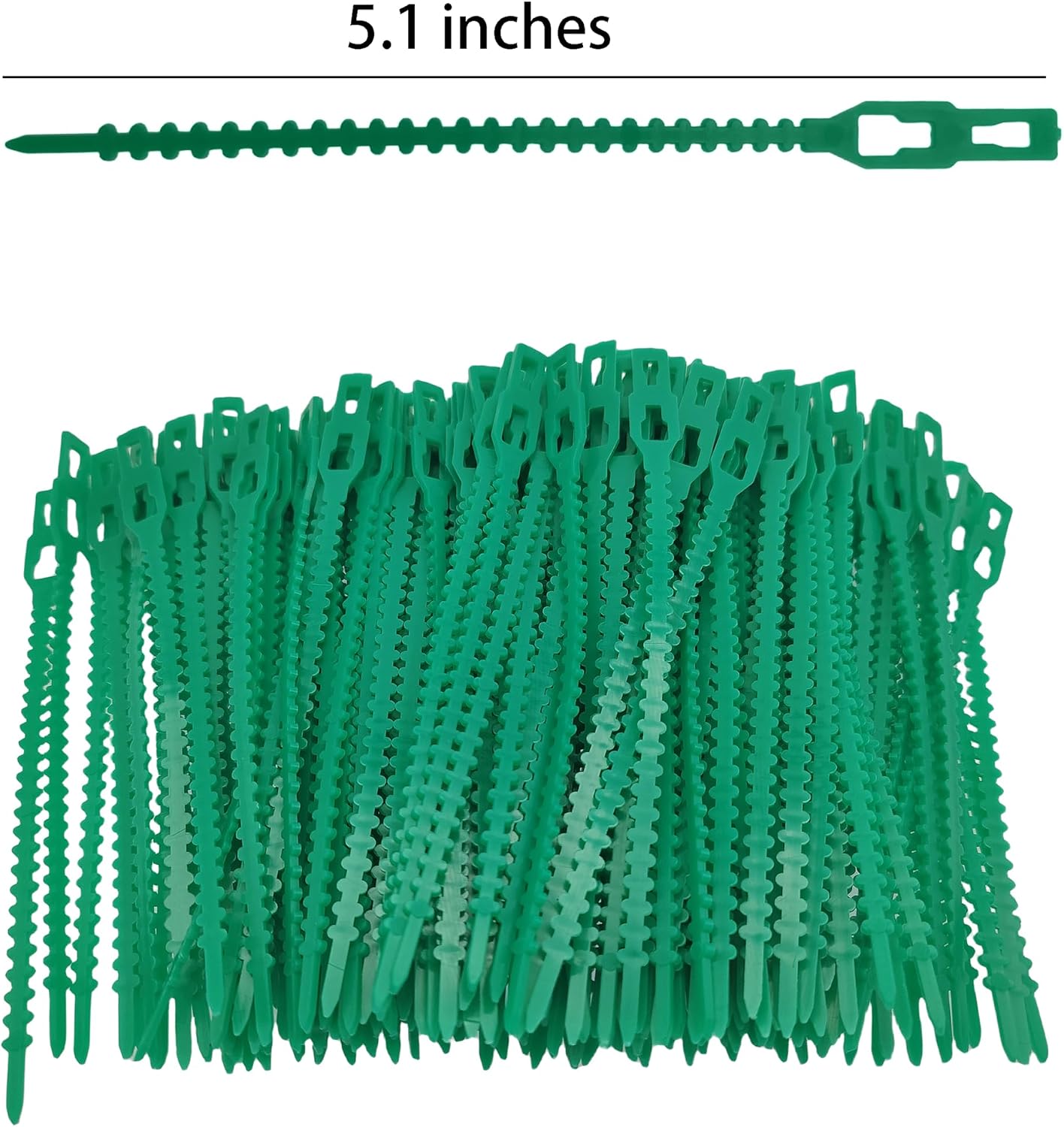 200Pcs Adjustable Plant Ties, Garden Plant Green Ties, Multi-Purpose Sturdy Garden Plant Twist Ties.