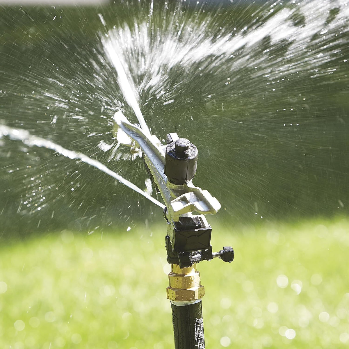 Wheeled Sprinkler, 63 GPM, 5 Nozzles, 150ft. Coverage