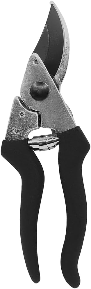 Z201 Heavy Duty Pruner, Bypass Euro, Black Handles, Steel, 8-Inch