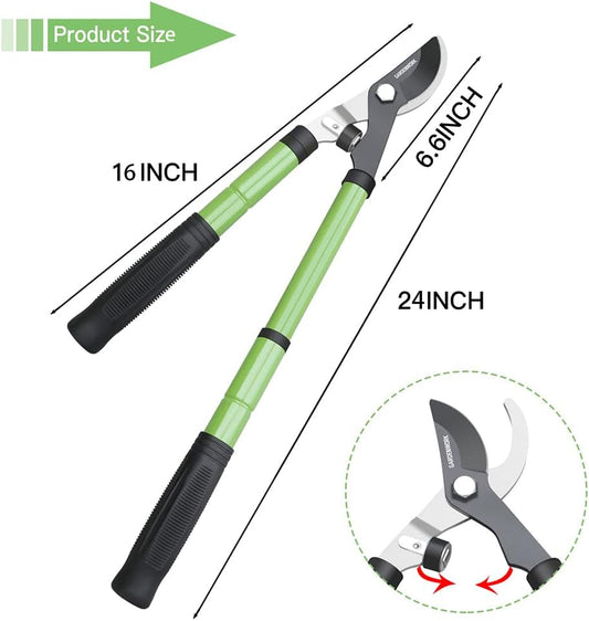 Loppers for Tree Trimmer Heavy Duty with SK5 Carbon Steel Blade