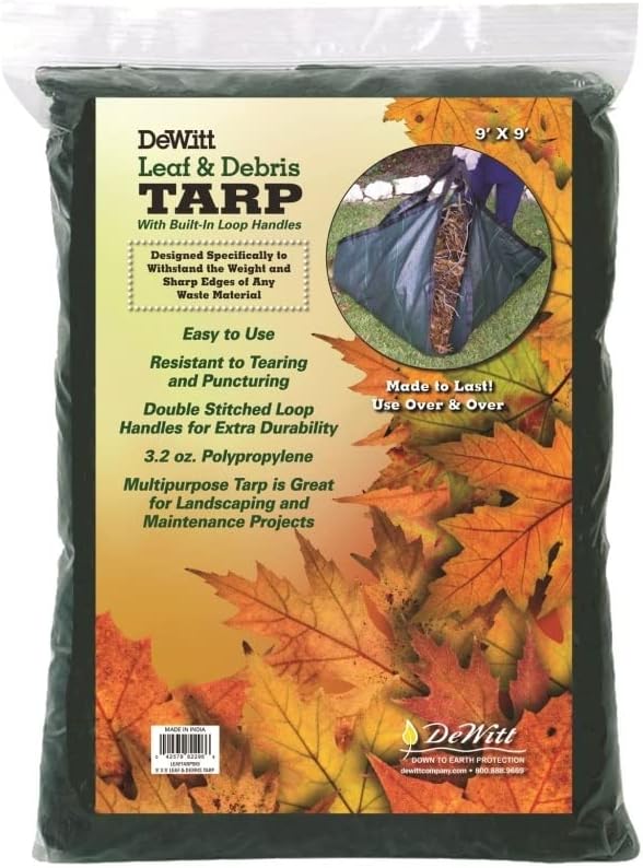 Leaftarp9x9-12 Leaf and Debris Tarp, 9 Feet X 9 Feet