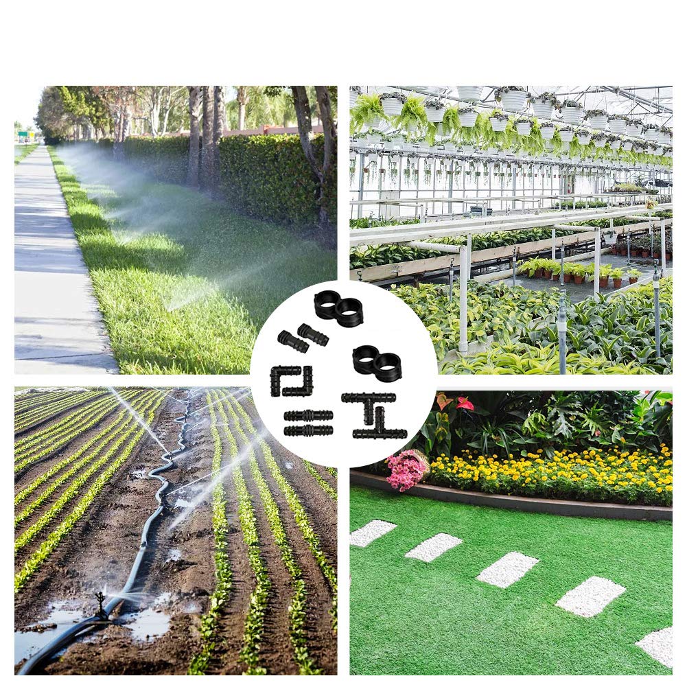 100Pcs Drip Irrigation Connectors Fittings It is for 16mm Metric Pipe