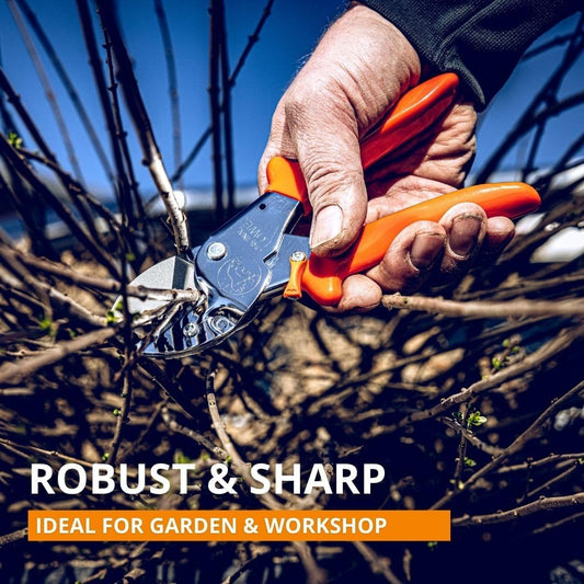 Professional Anvil Pruner Garden Tools 1.104 | Robust & Sharp Hedge Trimmer | Use As Pruners, Garden Shears, Heavy Duty Handheld, Pruning Shears for Gardening | Made in Germany