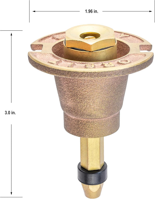 5-Pack 54070 Brass Pop-Up Flush Head Sprinkler with Full Pattern Spray Nozzle