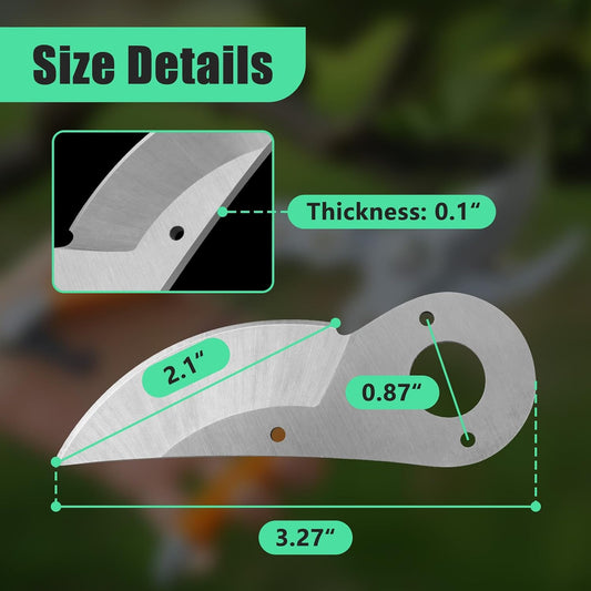 2/3 Hand Pruner Replacement Blade Spare Blade for Pruner Models 2, 4, 11
