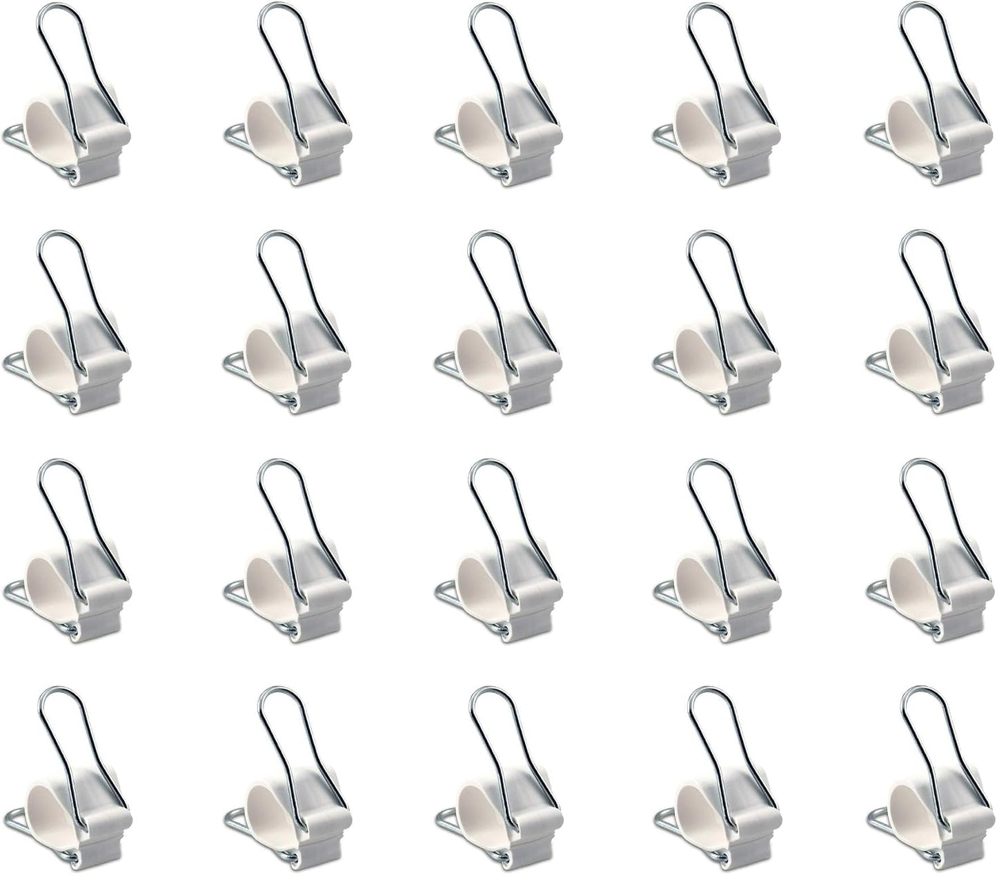 Reusable Greenhouse Clips Made in USA – Orchid Clips, Plant Support Clips & Cord Clips – Heavy-Duty, Weather-Resistant & Durable – Secure Stems, Vines, Wires, Cables, Tomato Plants – Indoor & Outdoor