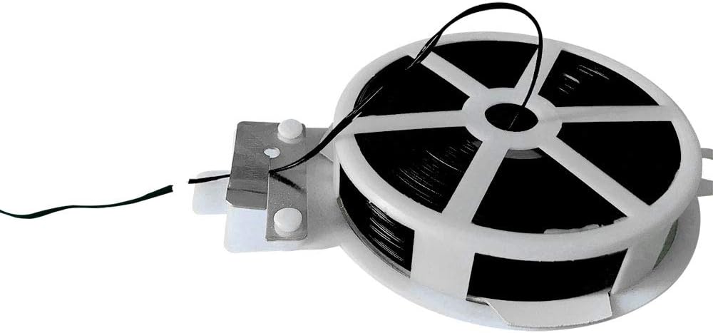 Plant Twist Ties with Cutter 2 Pack, Garden Twist Ties for Plants and Gardening Black Total 328 Feet