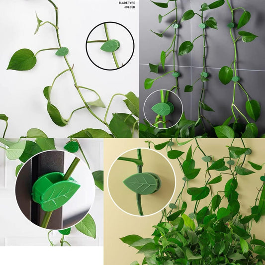30 Pieces Plant Climbing Wall Fixture Clips Self-Adhesive Plant Fixer Invisible Wall Vines Fixing Clips Hook Plant Vine Traction Cable Wire Fixing