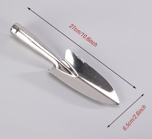 Garden Trowel- Stainless Steel Garden Shovel with Measurement Mark Tools