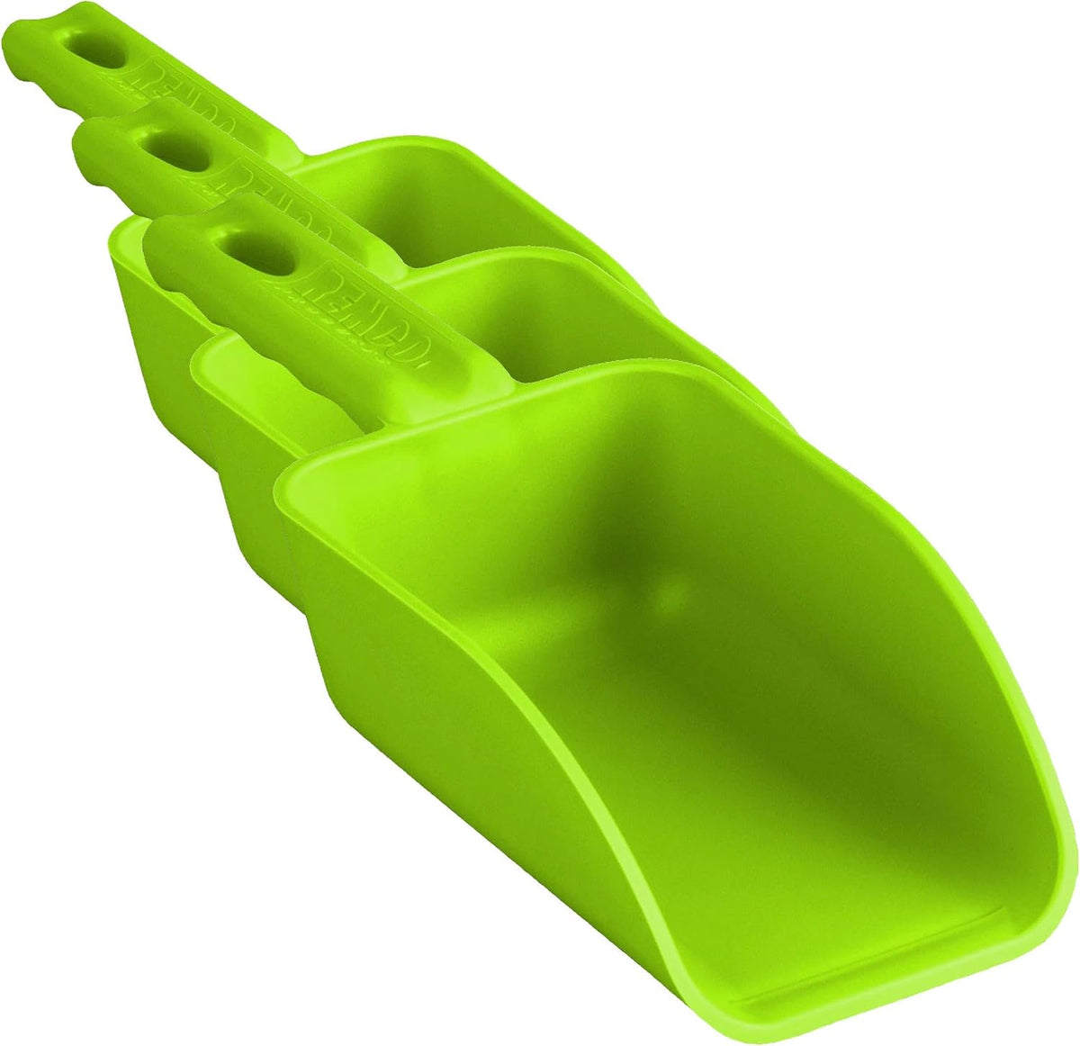 Vikan 630077 Color-Coded Plastic Hand Scoop - BPA-Free Food-Safe Kitchen Utensils, Restaurant and Food Service Supplies, 16 oz, Lime