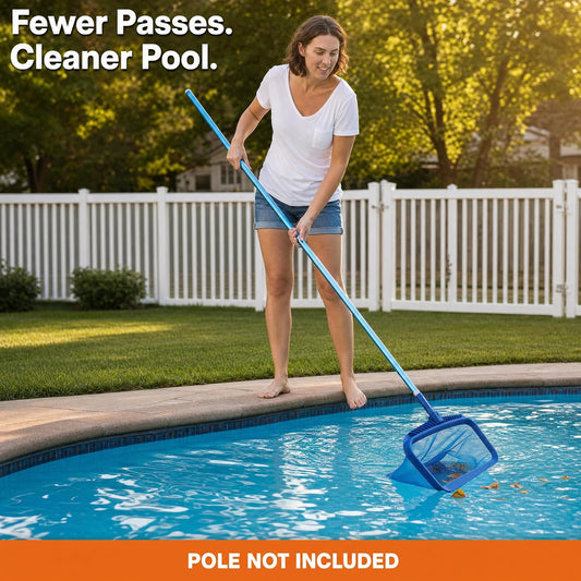 20" Pool Skimmer Net, Blue