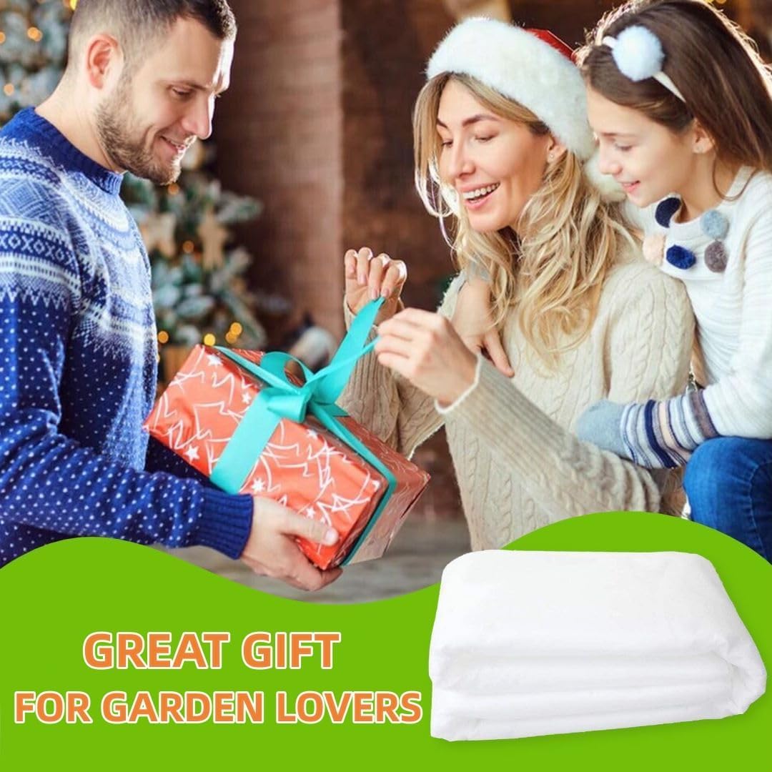 10x40FT Plant Cover Freeze Protection 1.06 oz/yd² Winter Floating Row Covers for Garden Raised Bed Reusable Frost Cloth Blanket for Vegetables/Tree/Flower/Fruit Outdoor Plants