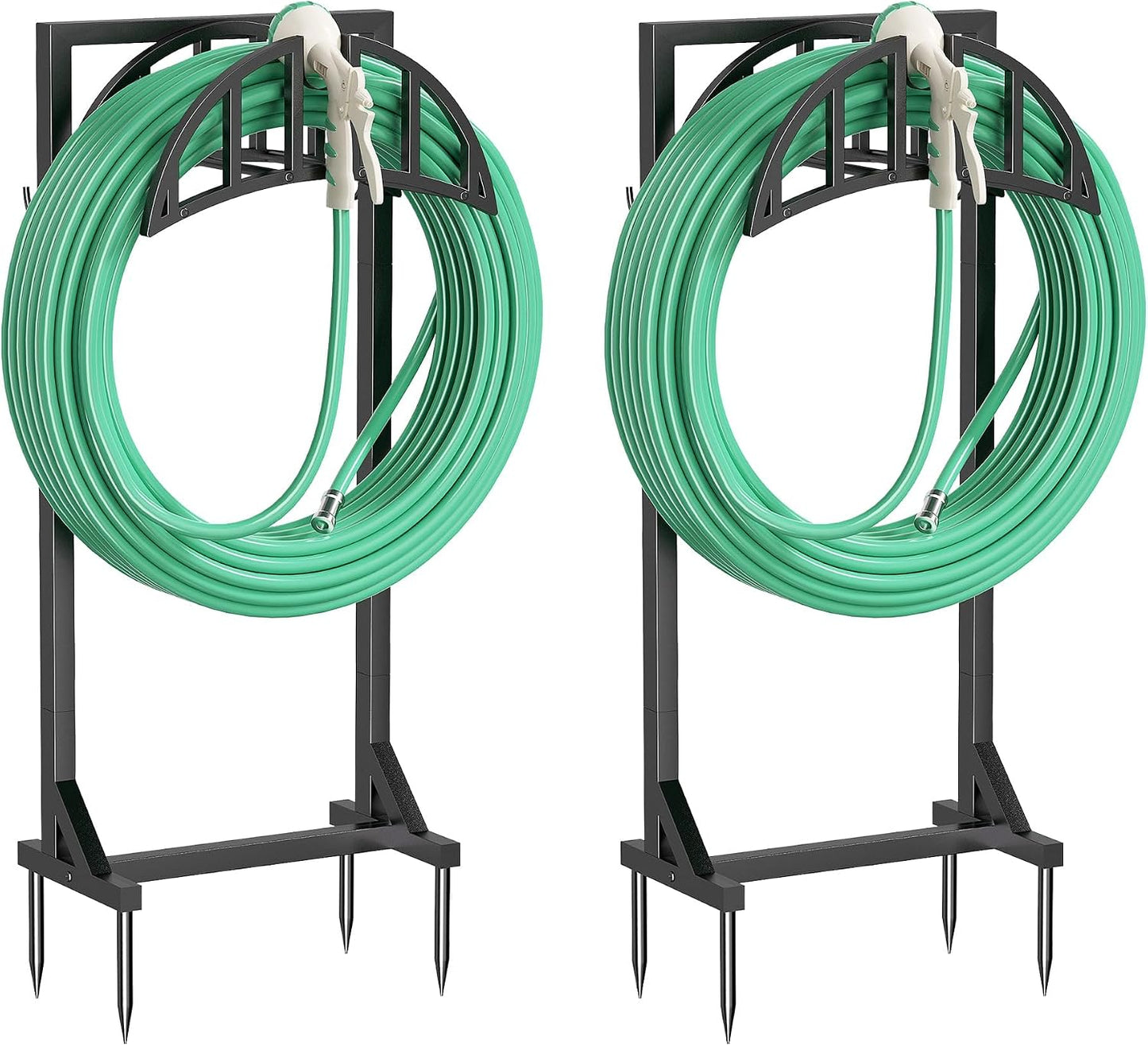 Garden Hose Holder Stand, Water Hose Reel Storage Rack