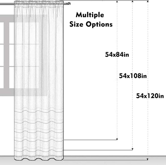 Mosquito Netting for Porch/Patio/Canopy/Garden, Outdoor Sheer Tulle Curtains Mesh Net, Decoration Netting for Party Wedding Arch Draping&Ceiling Drapes Fabric, Beige 54x108in