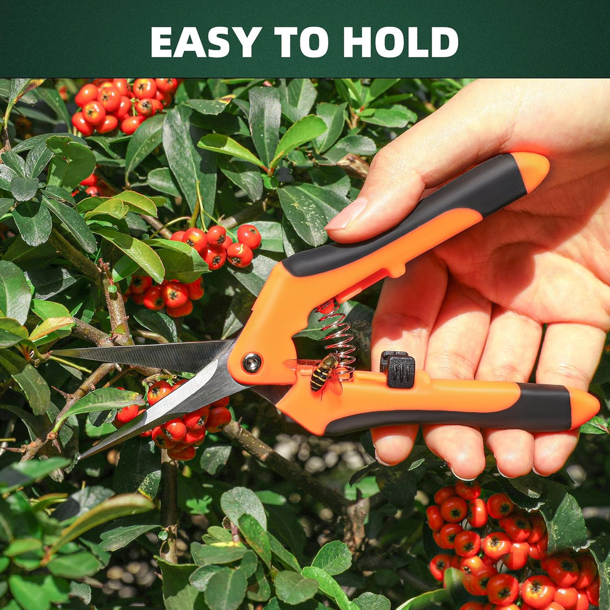 3 Pack Garden Pruning Shears Scissors Clippers (Yellow)