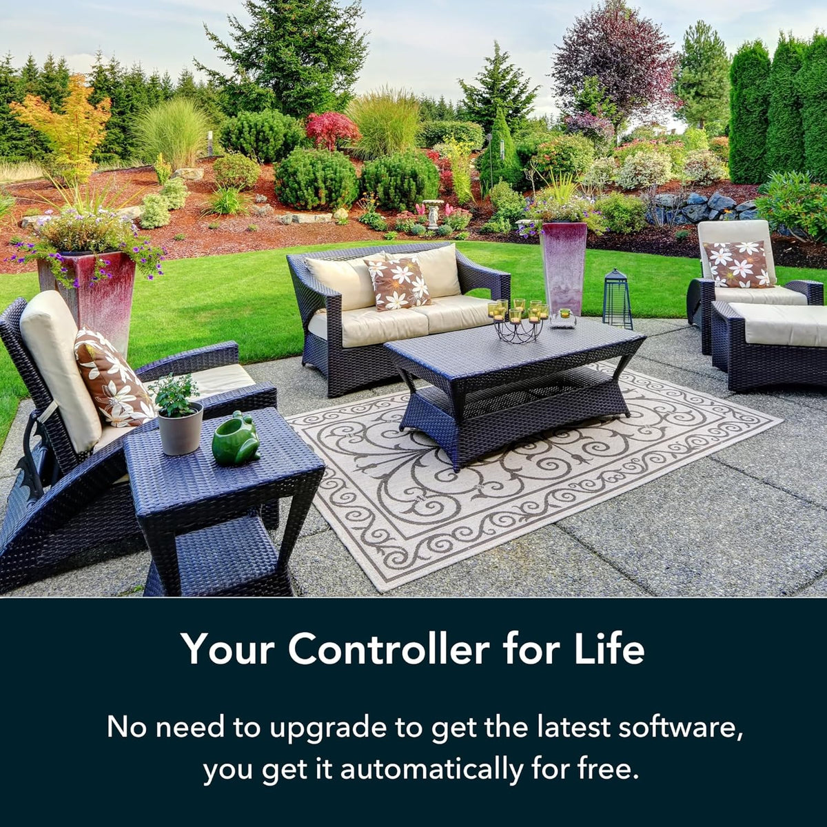 3 Smart Bundle: Includes 3rd Generation-16 Zone Smart Sprinkler Controller (Alexa Compatible w/ Hyperlocal Weather Intelligence Plus & Rain Skip) & Weatherproof Outdoor Enclosure