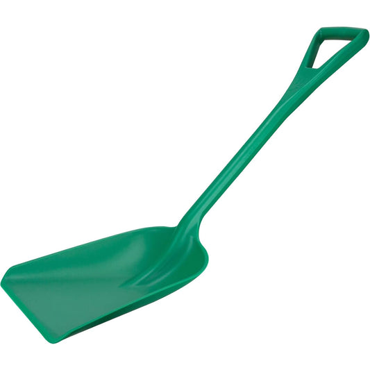 Sanitary Shovel, 10" x 13.75" Polypropylene, Green