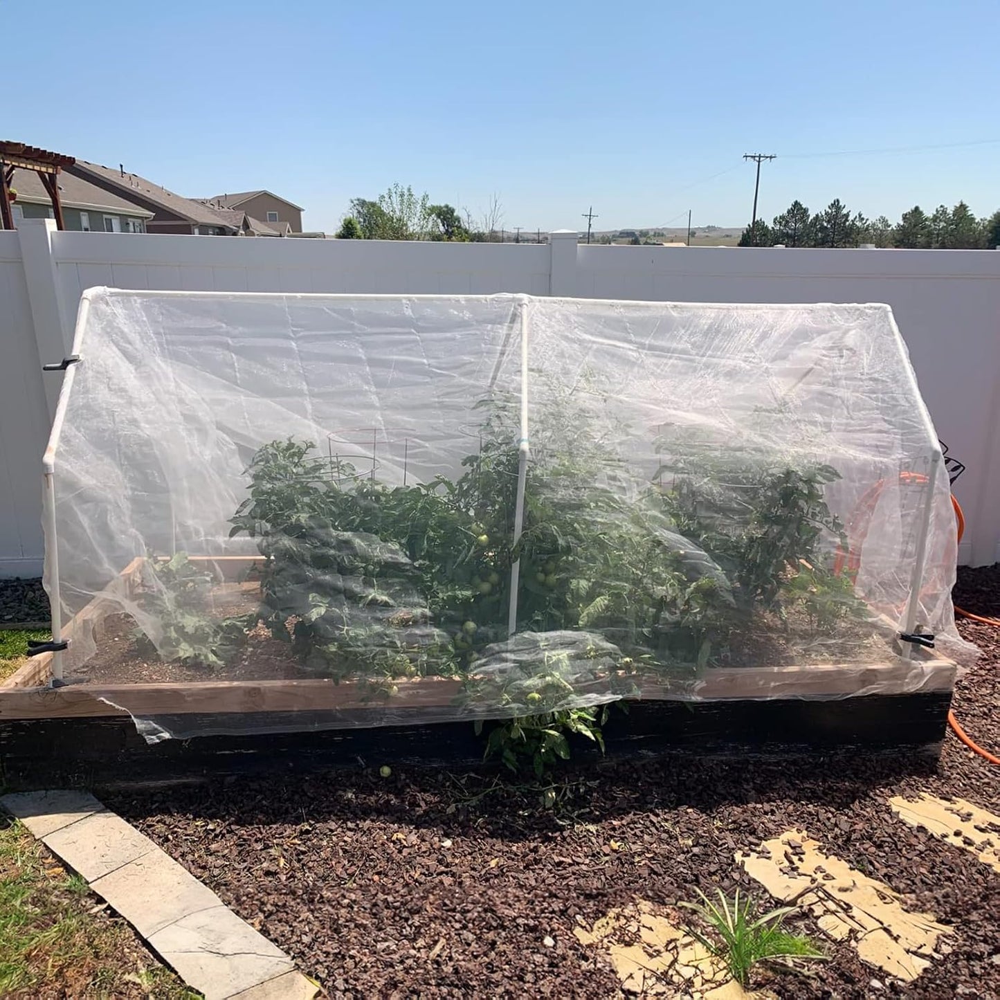 Garden Netting 10 X 50 FT Ultra Fine Netting for Garden Protection,Garden Netting for Raised Beds,Mosquito Net for Blueberry Shrubs Vegetables Fruits Flowers Crops Pest Barrier