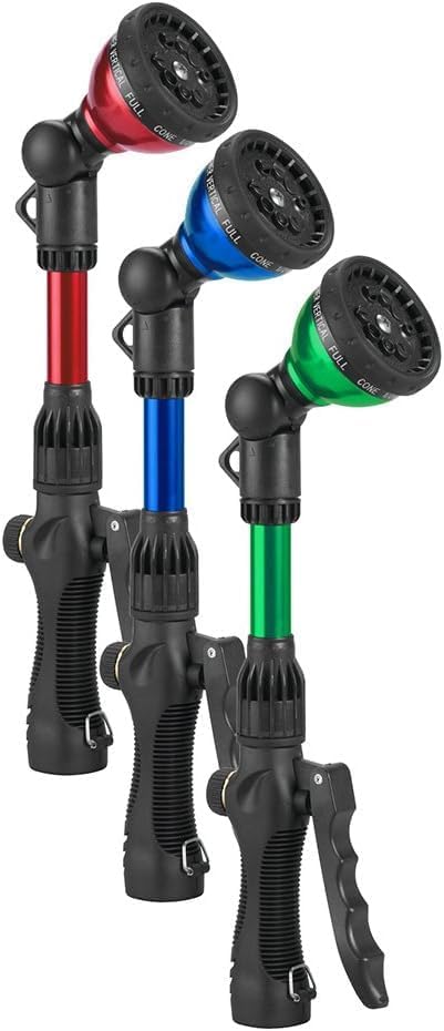 2-Pack Multi-Pattern Ratchet, 14-Inch 10-Pattern Front Trigger Ratchet Head Wand