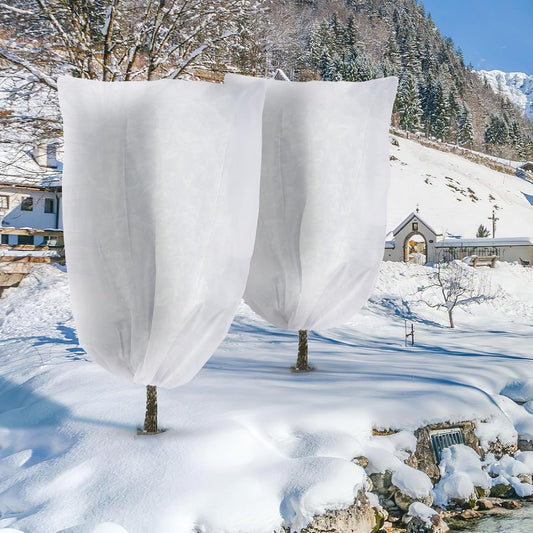 Ideal Swan 4 Pcs Plant Covers Freeze Protection for Winter Plant Cover