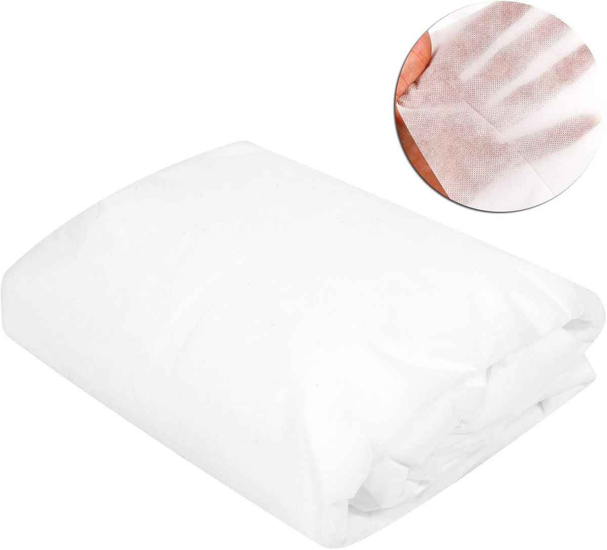 Plant Covers Freeze Protection, Floating Row Cover Garden Fabric Plant Cover for Winter Frost, Sun Protection (White)