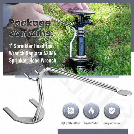 42064 Sprinkler Head Tool Wrench Sprinkler Head Rotor Adjustment Tool Fits for Pop-up Impact Sprinkler LG-3 Mini-Paw AG-5 & 2045A Maxi-Paw