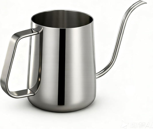 Small Watering Can for Indoor Plants - 20 oz Mini Indoor Watering Can with Long Spout Gooseneck Rust-Proof Stainless Steel Tiny Watering Kettle for Small Plants