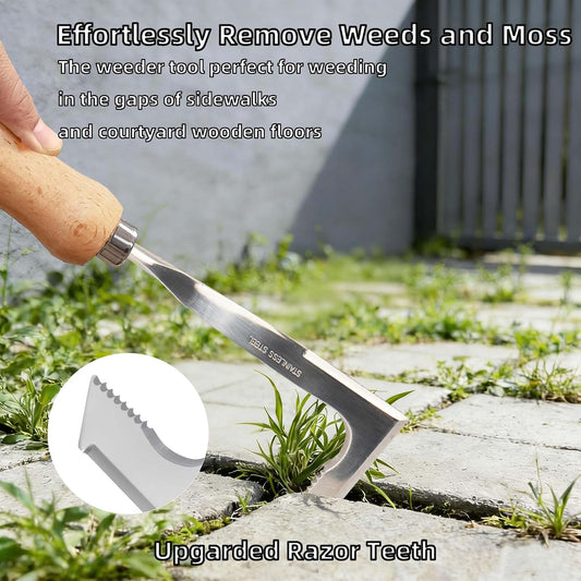Crack Weeder, Stainless Steel Crevice Weeding Tool, Weeder Tool