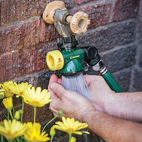 outdoor faucet extender with hand wash and easy bucket fill feature