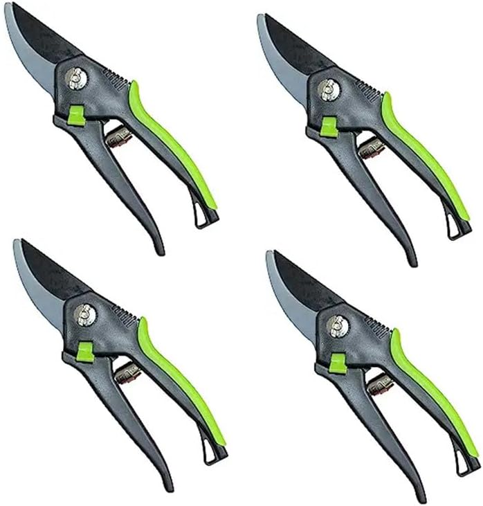 Bypass Pruner Elite - High Carbon Steel Bypass Hand Pruner Pruning Shears Scissors Clippers - Comfort Grip Handles - Perfect for Gardening Trimming Pruning