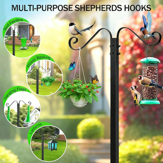 Garden Hose Holder,5 Spikes Water Hose Hanger for 150FT Hose