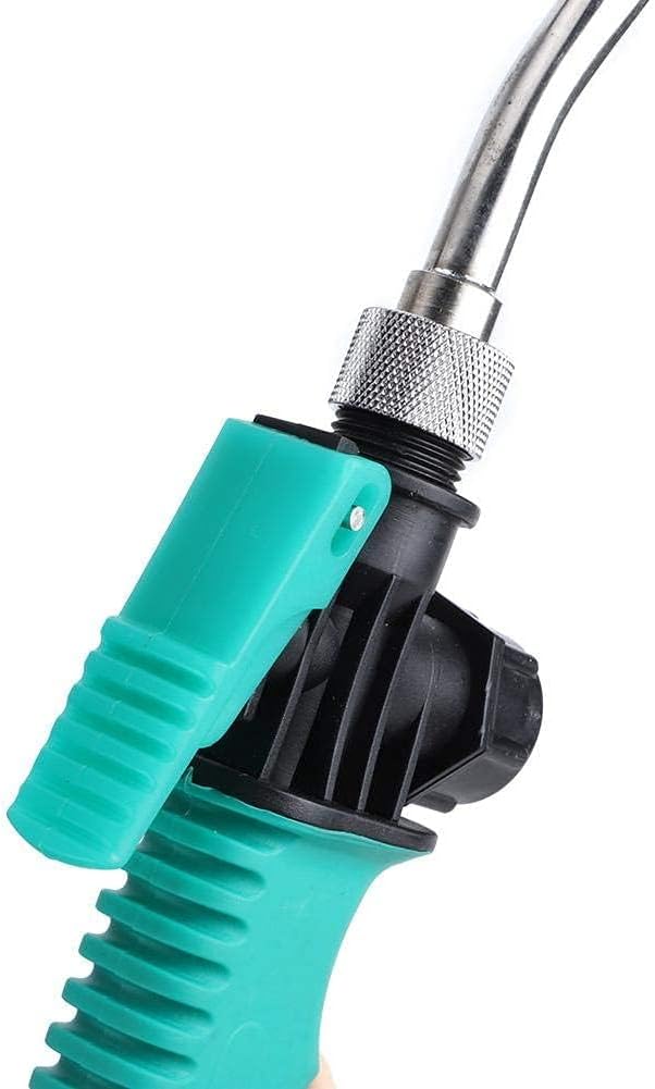 High-Pressure Garden Hose Nozzle Sprayer with Flow Control Valve, Adjustable Watering Wand for Car Washing, Garden Irrigation, and Household Cleaning (11.8in)
