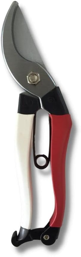 Professional Grade Hand Prunner Japanese Steel Red/White