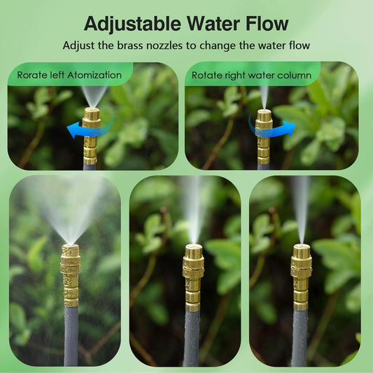 360° Adjustable Drip Irrigation System with 24 Nozzles