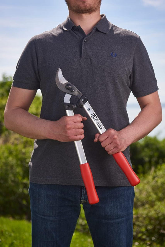 F211-50 Swiss Made Loppers for Gardening – 20" Lightweight Precision Loppers for Tree Trimming | Tree Branch Cutters | Tree Trimmer Tool with Curved Bypass Blade | I-Beam Handles | Landscape