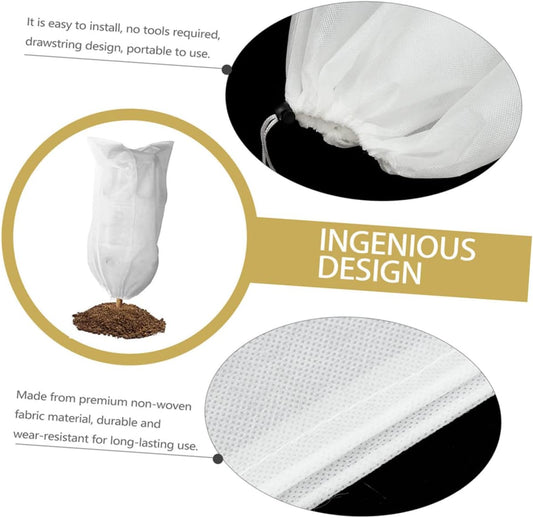 3 Pack Plant Frost Covers Floating Row Plant Protectors Breathable Material for Freezing Protection for Winter