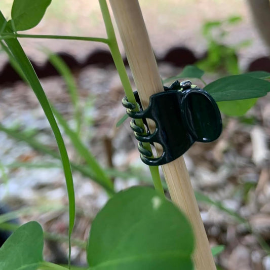 Plant Clips, Orchid Clips Plant Orchid Support Clips Flower and Vine Clips for Supporting Stems Vines Grow Upright Green 50PCS